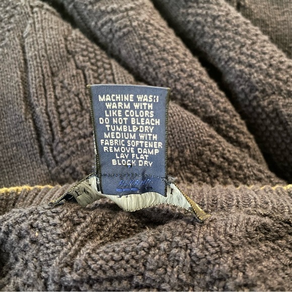 Vintage Pinnacle Navy Blue Golf Sweater Size XL Men’s Women’s Golf Bag Golf Set - Picture 6 of 7